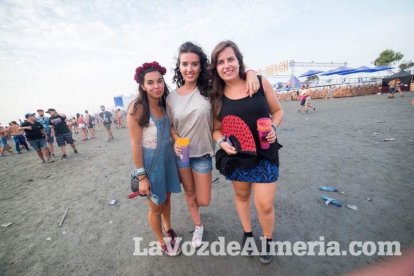 Celebración del Festival de Música Electrónica, Dreambeach, en Villaricos.