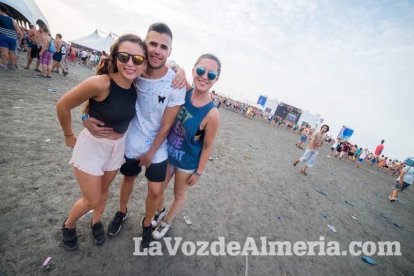 Celebración del Festival de Música Electrónica, Dreambeach, en Villaricos.