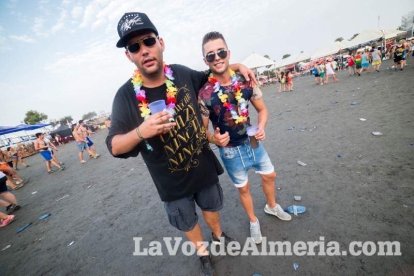 Celebración del Festival de Música Electrónica, Dreambeach, en Villaricos.