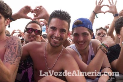 Celebración del Festival de Música Electrónica, Dreambeach, en Villaricos.