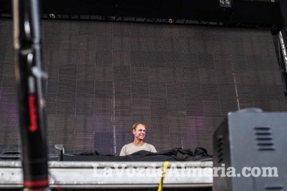 Celebración del Festival de Música Electrónica, Dreambeach, en Villaricos.