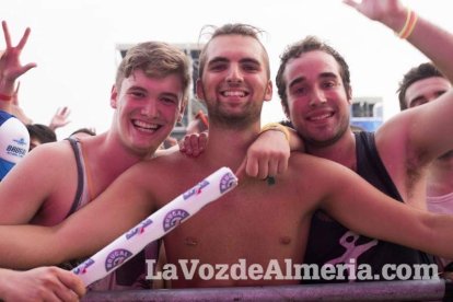 Celebración del Festival de Música Electrónica, Dreambeach, en Villaricos.