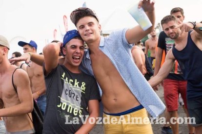Celebración del Festival de Música Electrónica, Dreambeach, en Villaricos.