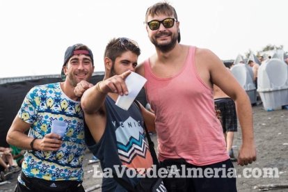 Celebración del Festival de Música Electrónica, Dreambeach, en Villaricos.