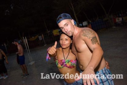 Celebración del Festival de Música Electrónica, Dreambeach, en Villaricos.