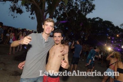 Celebración del Festival de Música Electrónica, Dreambeach, en Villaricos.