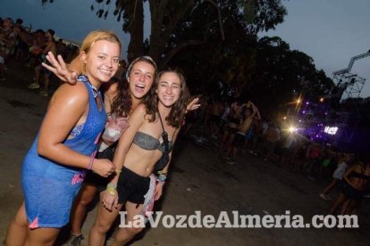 Celebración del Festival de Música Electrónica, Dreambeach, en Villaricos.