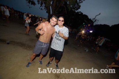 Celebración del Festival de Música Electrónica, Dreambeach, en Villaricos.