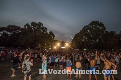 Celebración del Festival de Música Electrónica, Dreambeach, en Villaricos.