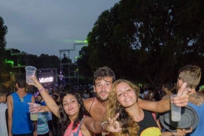 Celebración del Festival de Música Electrónica, Dreambeach, en Villaricos.