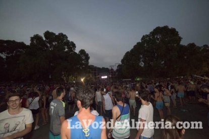 Celebración del Festival de Música Electrónica, Dreambeach, en Villaricos.