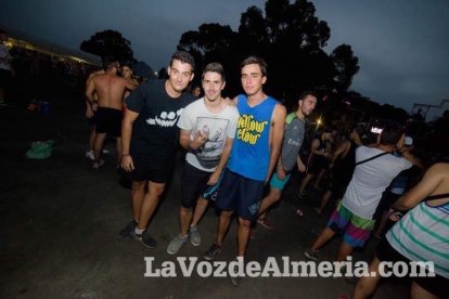 Celebración del Festival de Música Electrónica, Dreambeach, en Villaricos.