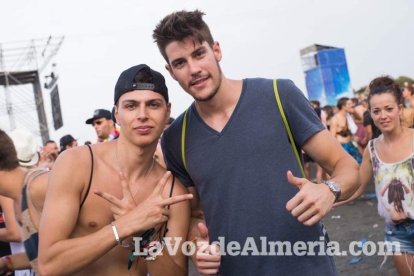 Celebración del Festival de Música Electrónica, Dreambeach, en Villaricos.