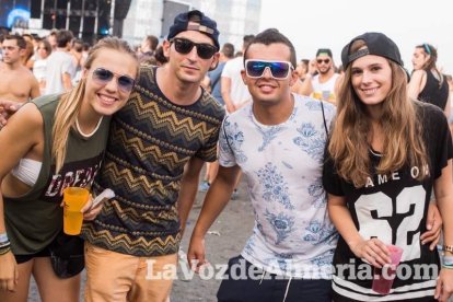 Celebración del Festival de Música Electrónica, Dreambeach, en Villaricos.