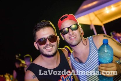 Celebración del Festival de Música Electrónica, Dreambeach, en Villaricos.