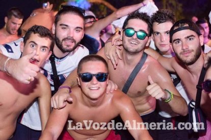 Celebración del Festival de Música Electrónica, Dreambeach, en Villaricos.