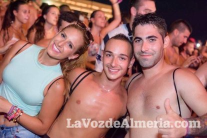 Celebración del Festival de Música Electrónica, Dreambeach, en Villaricos.