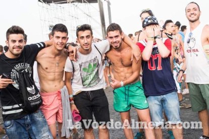 Celebración del Festival de Música Electrónica, Dreambeach, en Villaricos.