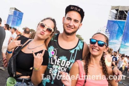 Celebración del Festival de Música Electrónica, Dreambeach, en Villaricos.