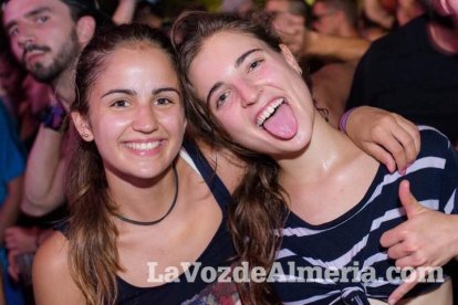 Celebración del Festival de Música Electrónica, Dreambeach, en Villaricos.