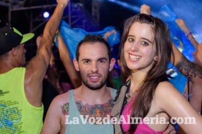 Celebración del Festival de Música Electrónica, Dreambeach, en Villaricos.