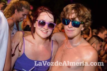 Celebración del Festival de Música Electrónica, Dreambeach, en Villaricos.