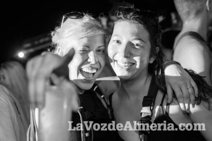 Celebración del Festival de Música Electrónica, Dreambeach, en Villaricos.