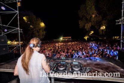 Celebración del Festival de Música Electrónica, Dreambeach, en Villaricos.
