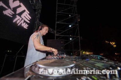 Celebración del Festival de Música Electrónica, Dreambeach, en Villaricos.