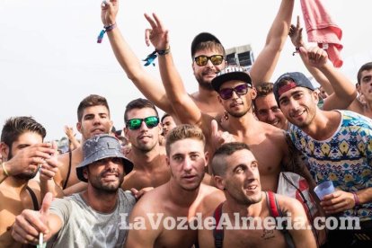 Celebración del Festival de Música Electrónica, Dreambeach, en Villaricos.