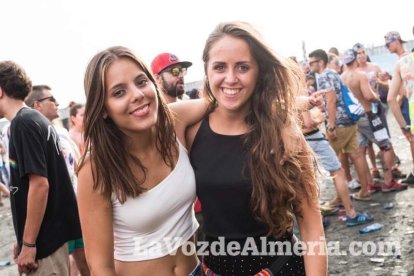 Celebración del Festival de Música Electrónica, Dreambeach, en Villaricos.