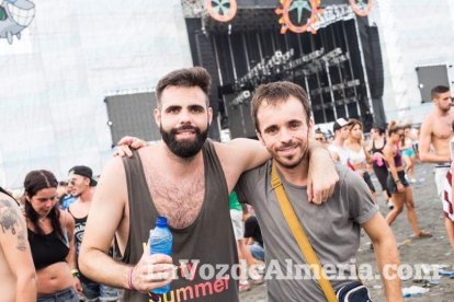 Celebración del Festival de Música Electrónica, Dreambeach, en Villaricos.