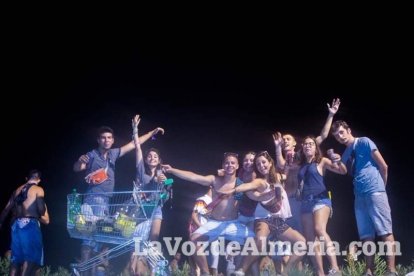 Celebración del Festival de Música Electrónica, Dreambeach, en Villaricos.