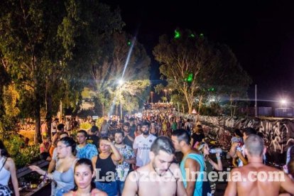 Celebración del Festival de Música Electrónica, Dreambeach, en Villaricos.