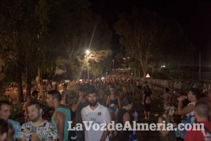 Celebración del Festival de Música Electrónica, Dreambeach, en Villaricos.