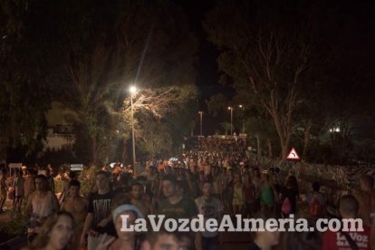Celebración del Festival de Música Electrónica, Dreambeach, en Villaricos.