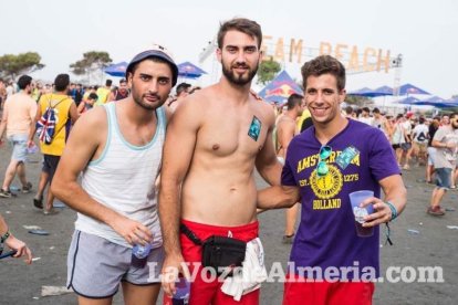 Celebración del Festival de Música Electrónica, Dreambeach, en Villaricos.