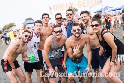 Celebración del Festival de Música Electrónica, Dreambeach, en Villaricos.