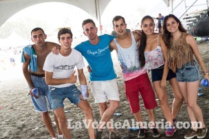 Celebración del Festival de Música Electrónica, Dreambeach, en Villaricos.
