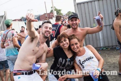 Celebración del Festival de Música Electrónica, Dreambeach, en Villaricos.
