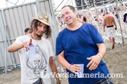 Celebración del Festival de Música Electrónica, Dreambeach, en Villaricos.