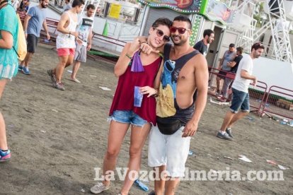 Celebración del Festival de Música Electrónica, Dreambeach, en Villaricos.