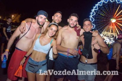 Celebración del Festival de Música Electrónica, Dreambeach, en Villaricos.