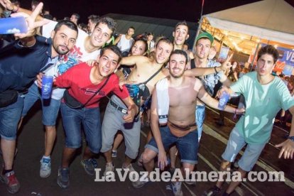 Celebración del Festival de Música Electrónica, Dreambeach, en Villaricos.