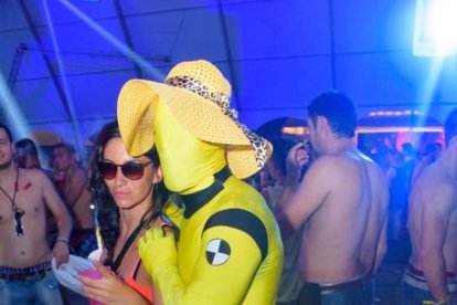 Celebración del Festival de Música Electrónica, Dreambeach, en Villaricos.