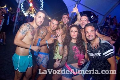 Celebración del Festival de Música Electrónica, Dreambeach, en Villaricos.