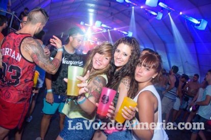 Celebración del Festival de Música Electrónica, Dreambeach, en Villaricos.