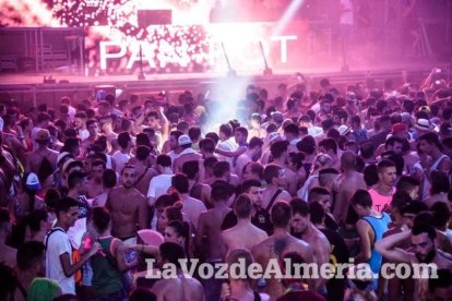 Celebración del Festival de Música Electrónica, Dreambeach, en Villaricos.