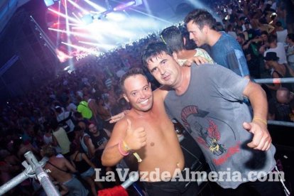 Celebración del Festival de Música Electrónica, Dreambeach, en Villaricos.
