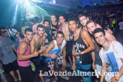 Celebración del Festival de Música Electrónica, Dreambeach, en Villaricos.